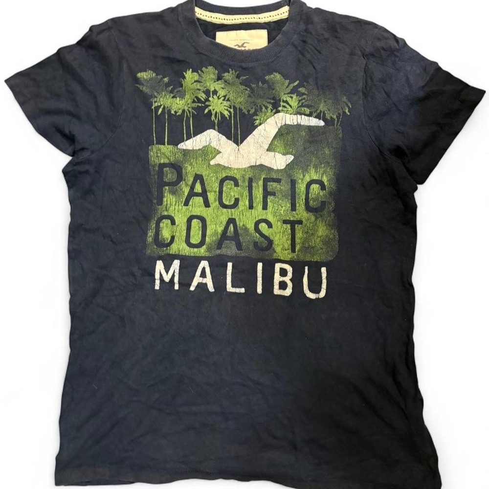 Hollister Men's Y2K Malibu Pacific Coast Graphic Tee